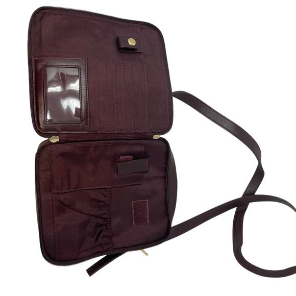 Etienne Aigner Dark Brown Leather Shoulder Bag Vintage - Picture 4 of 5